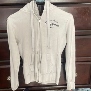 Reflex Cream Zip-Up Hoodie